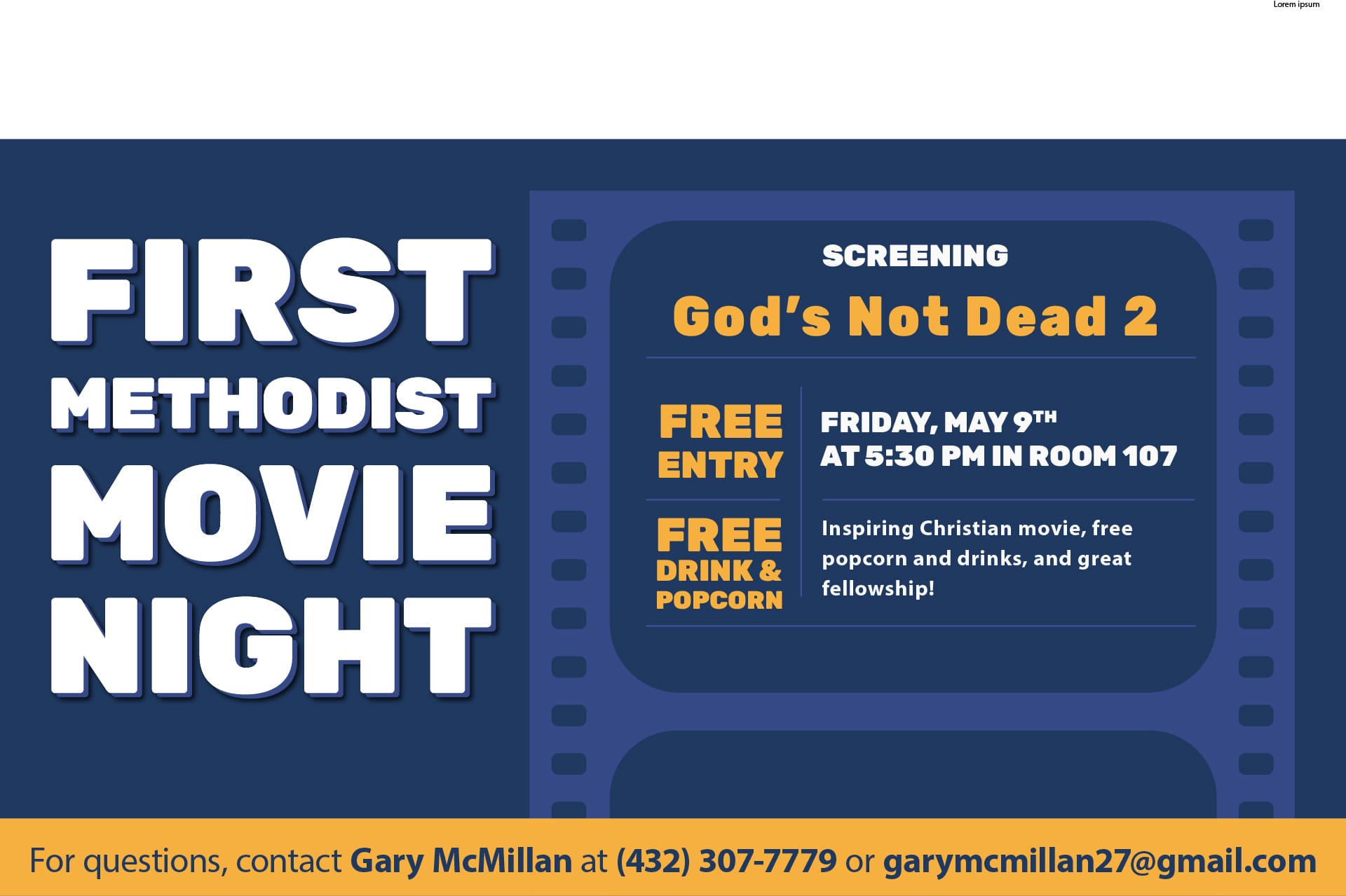 First Methodist Movie Night