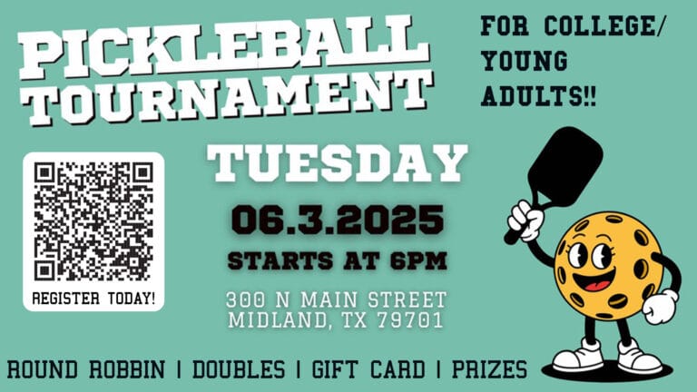 Pickleball Tournament for College & Young Adults