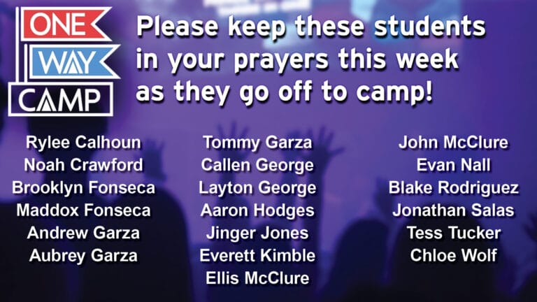 One Way Camp 2025