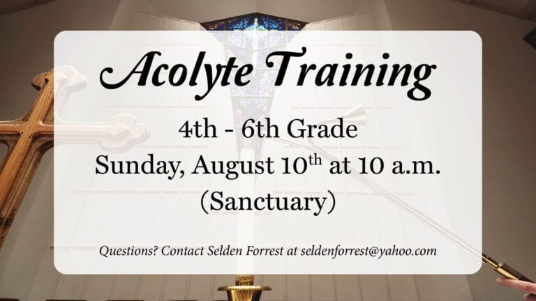 Acolyte Training