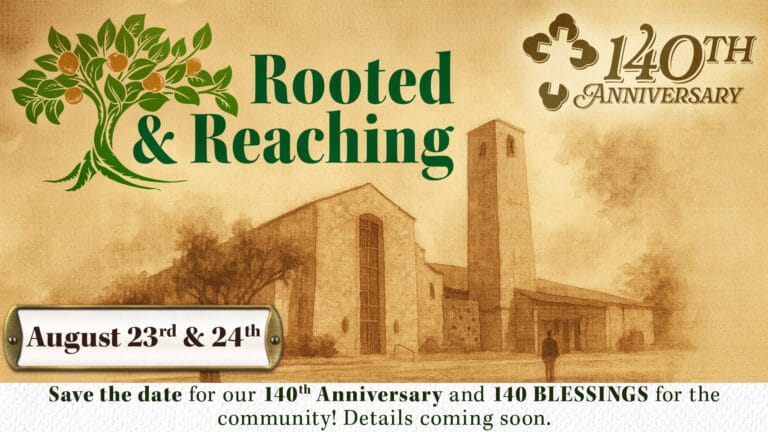 140th Anniversary Save The Date