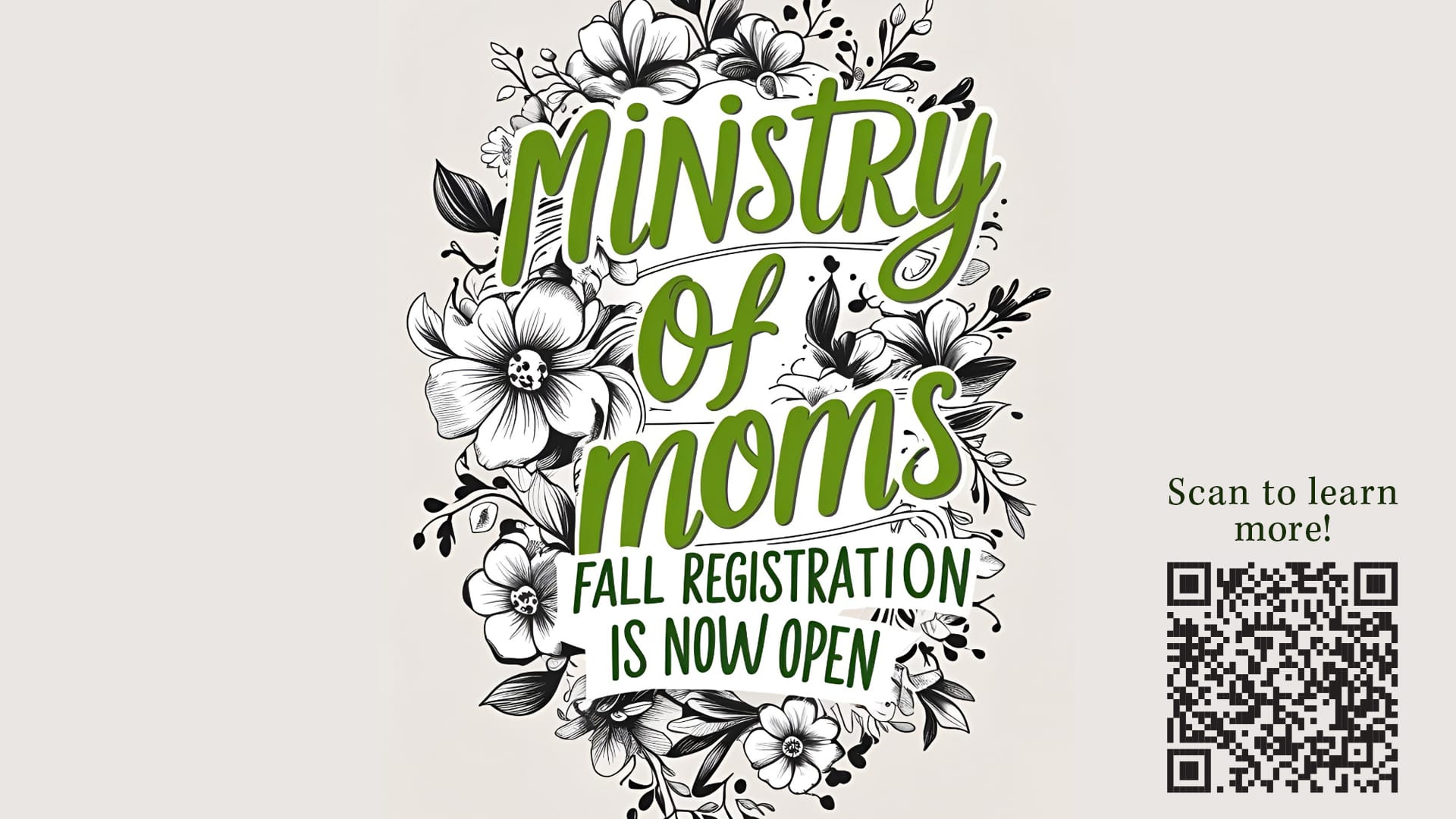 Ministry of Moms Fall Registration