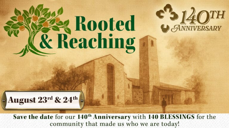 140th Anniversary Save The Date