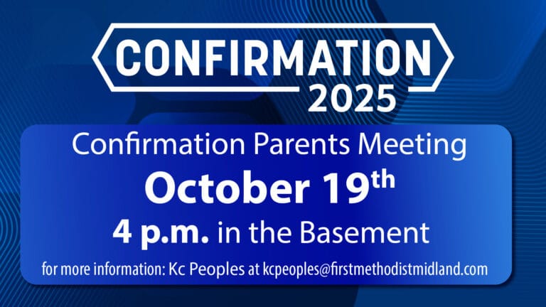 Confirmation Parents Meeting
