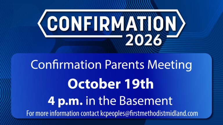 Confirmation Parents Meeting