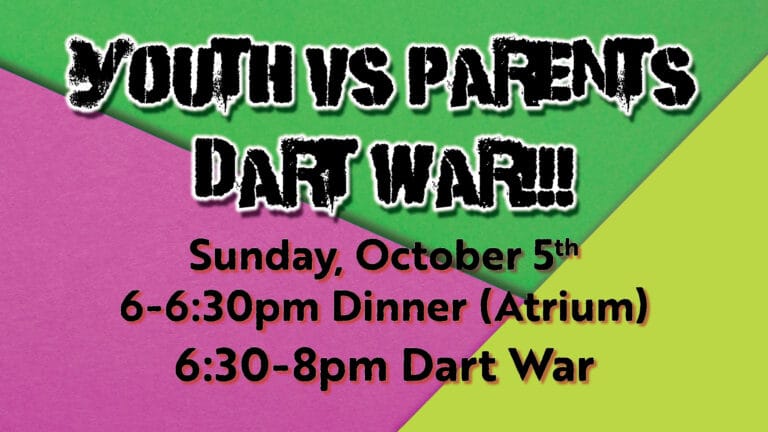 Youth vs Parents Dart War
