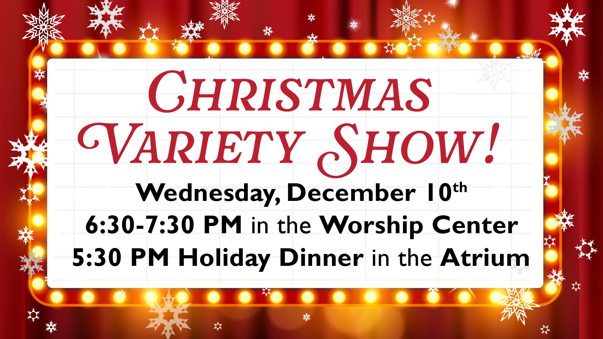 Christmas Variety Show