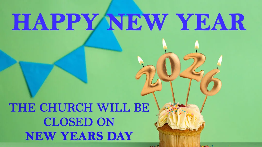 Church Closed New Years Day