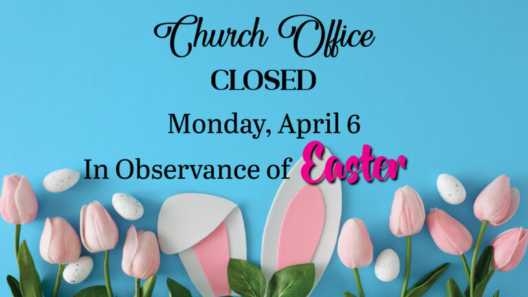 Church Office Closed