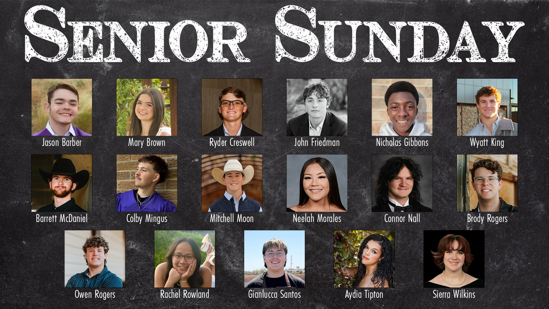 Senior Sunday