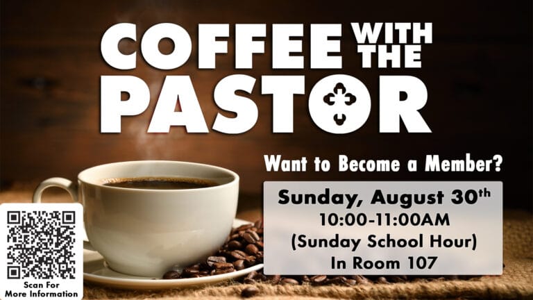 Coffee With The Pastor