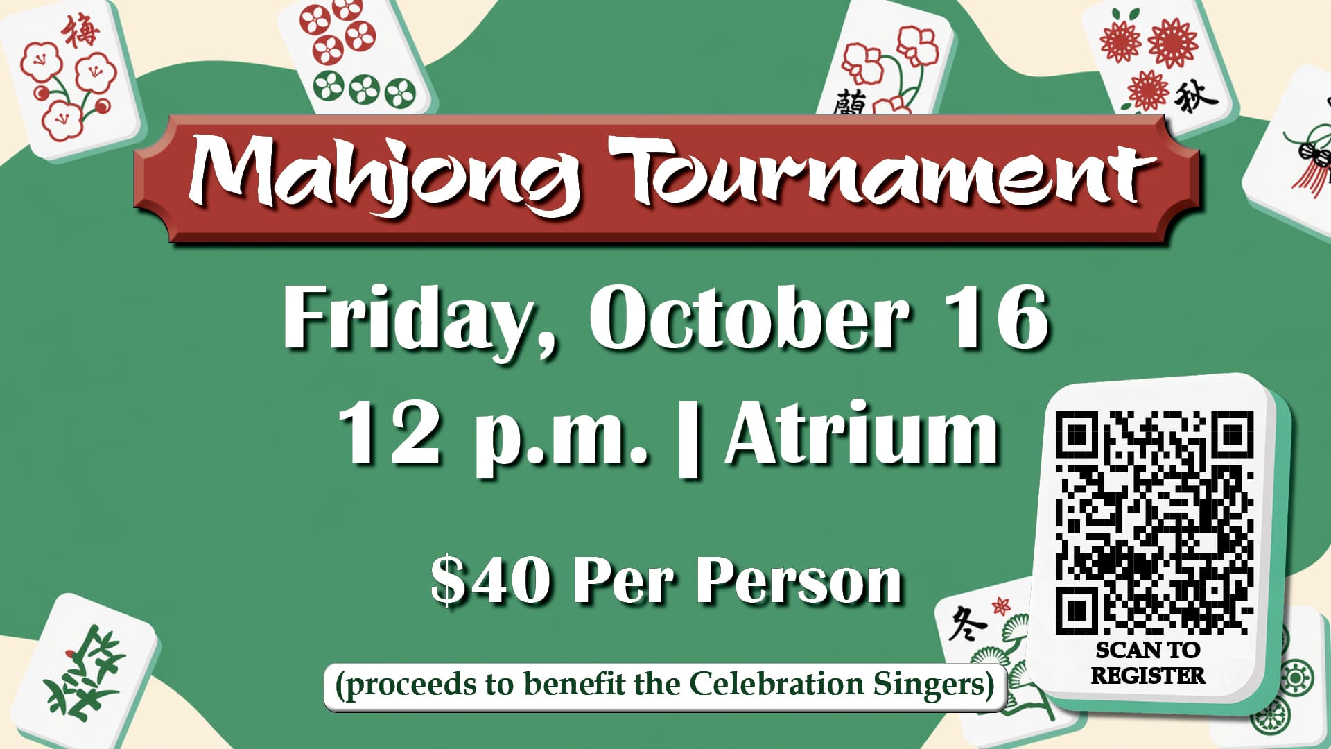 Celebration Singers Mahjong Tournament