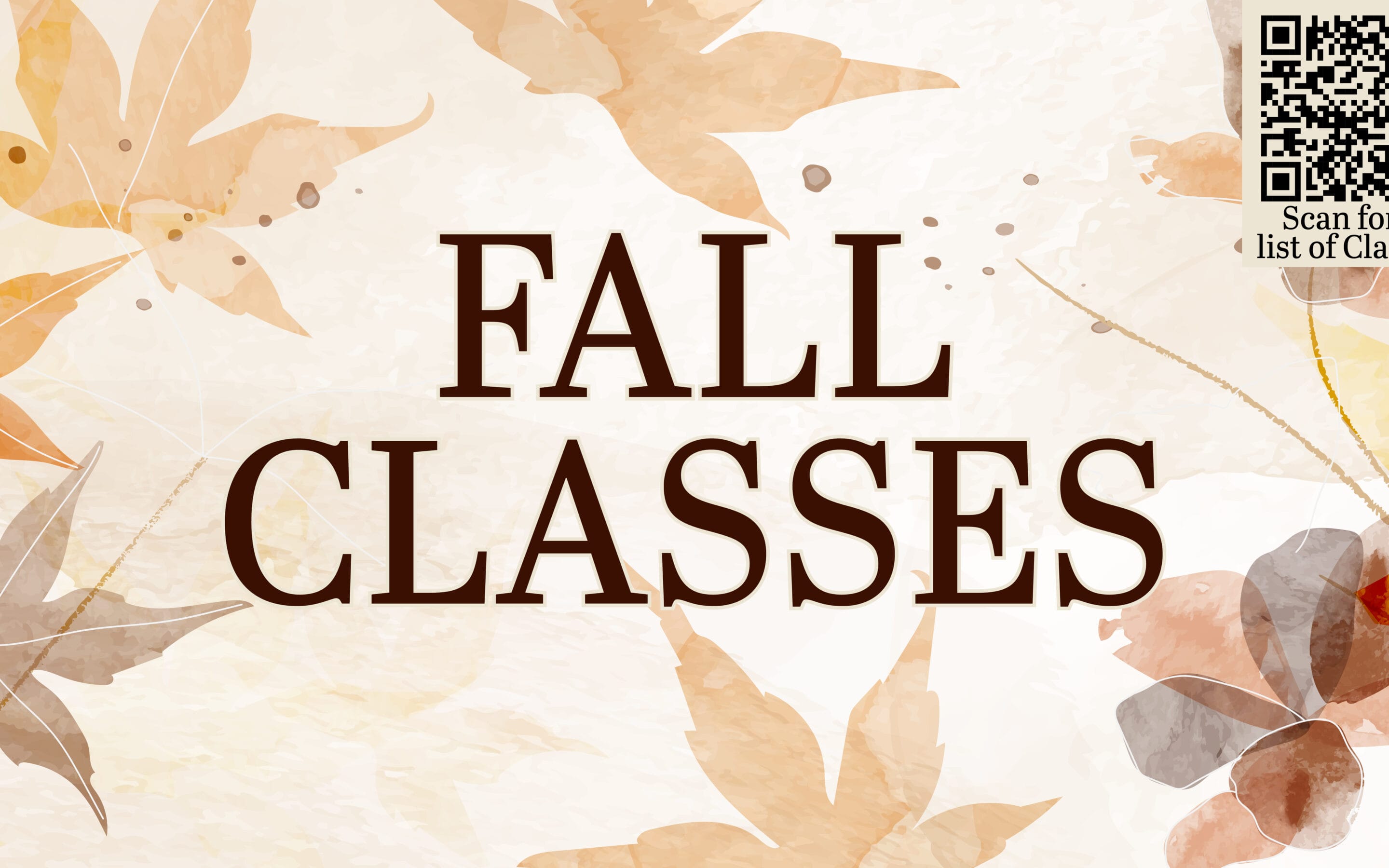 Fall Classes