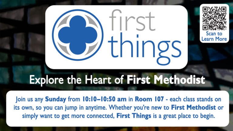 First Things