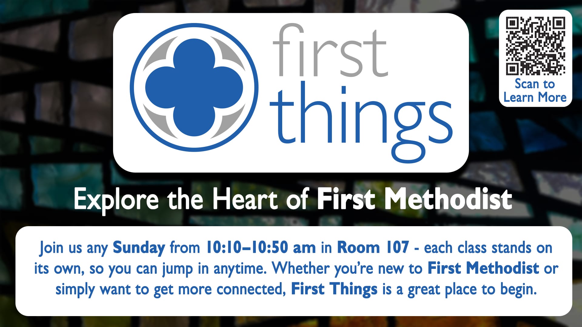 First Things Monitor Graphic