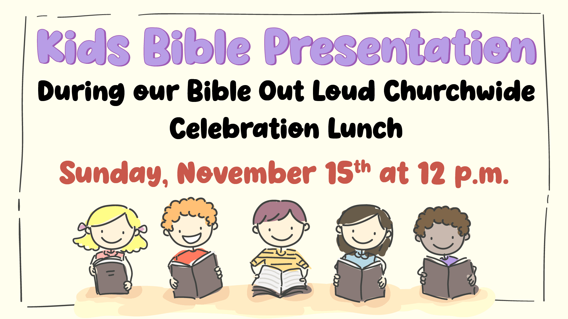 Kids Bible Presentation Graphic 2026