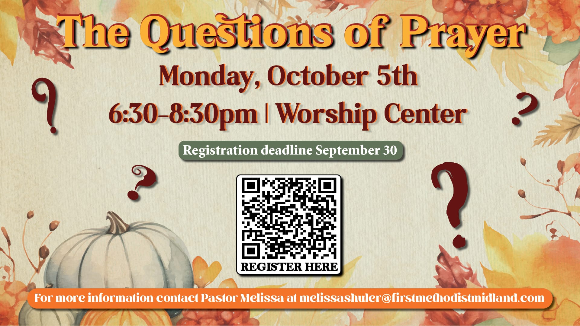 The Questions of Prayer