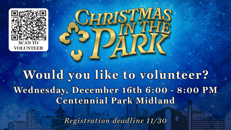Christmas in the Park Volunteers Needed