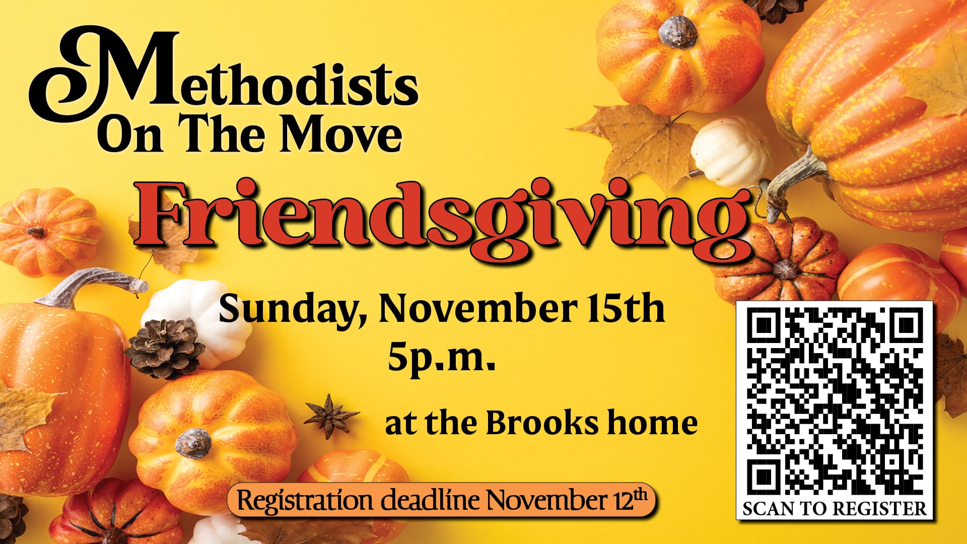 Friendsgiving at Pastor Steves
